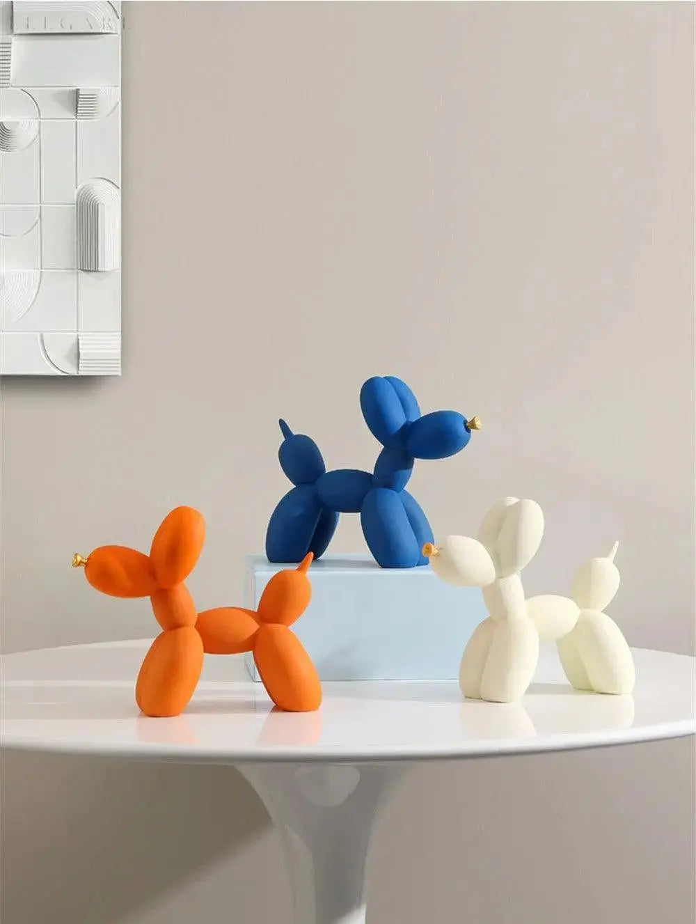 Inflated Golden Dog Balloon Decoration