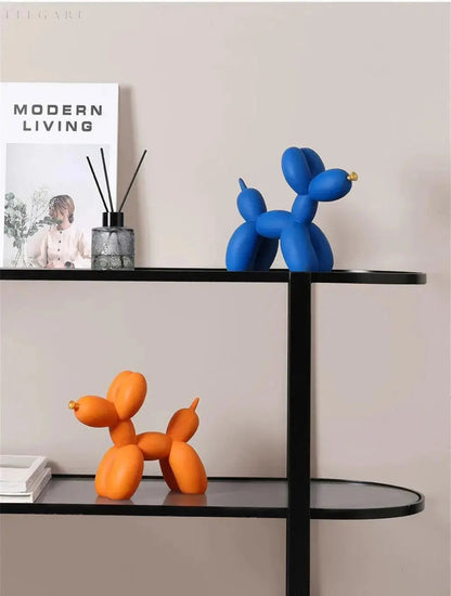 Inflated Golden Dog Balloon Decoration
