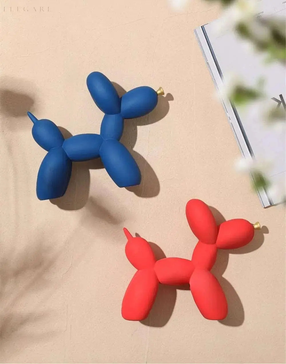 Inflated Golden Dog Balloon Decoration