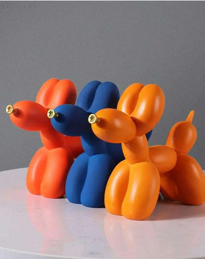Inflated Golden Dog Balloon Decoration