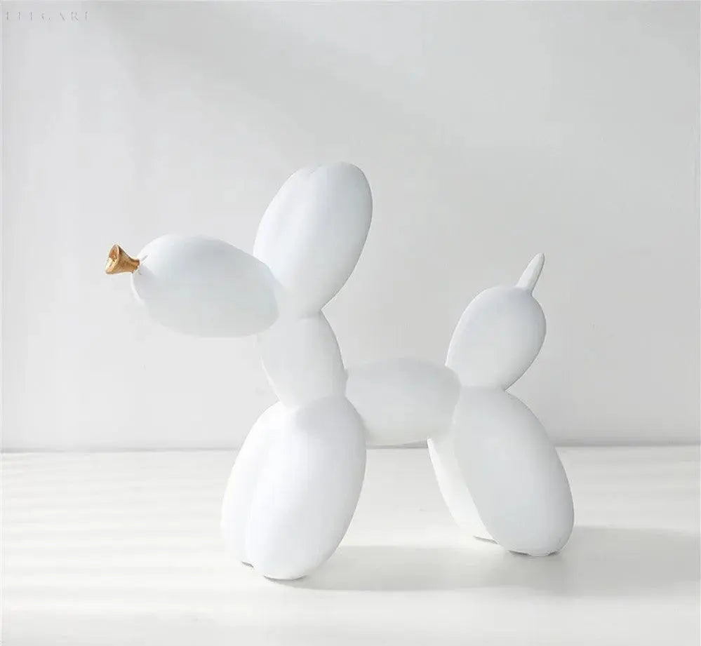 Inflated Golden Dog Balloon Decoration