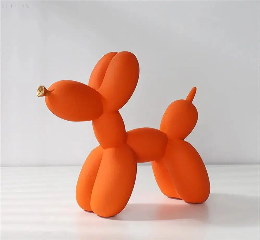 Inflated Golden Dog Balloon Decoration