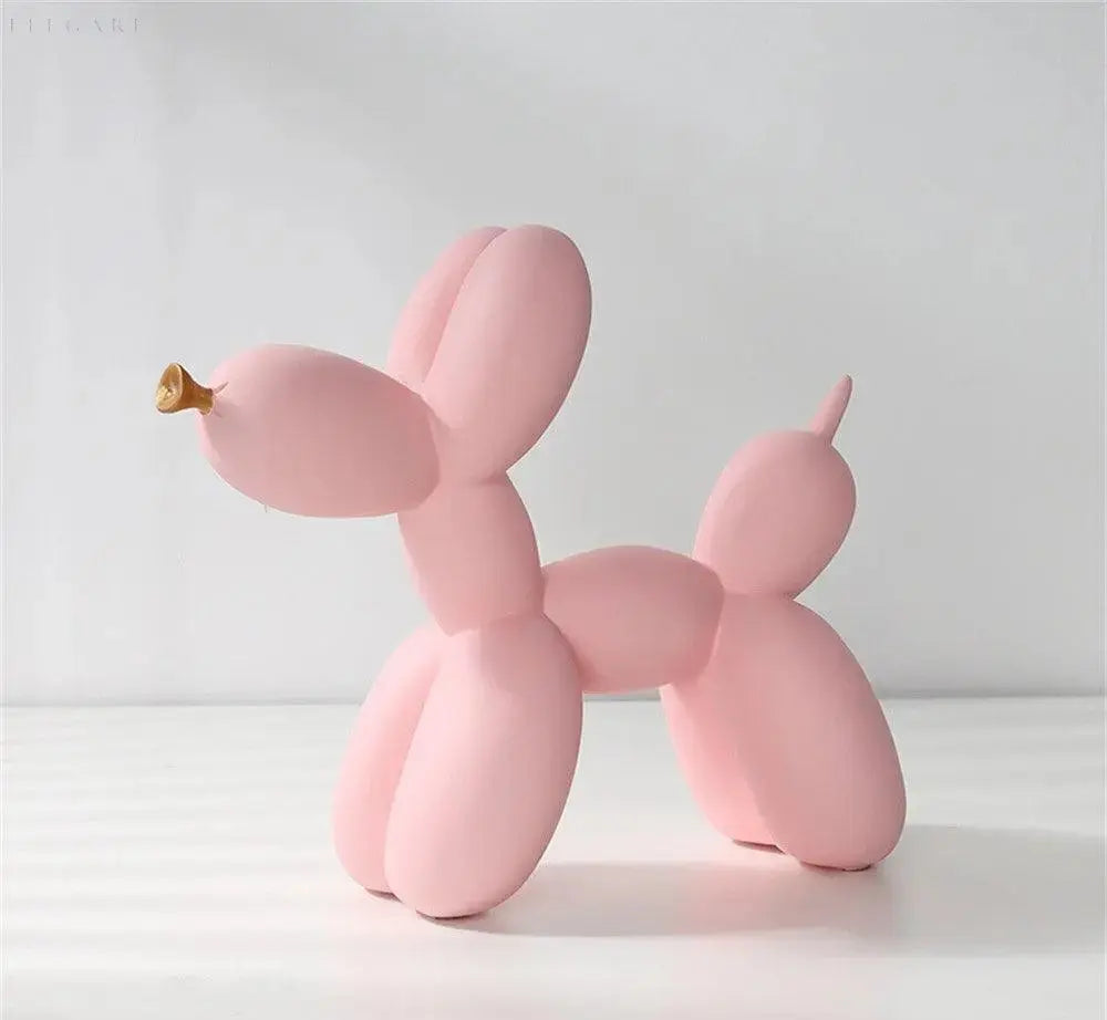 Inflated Golden Dog Balloon Decoration