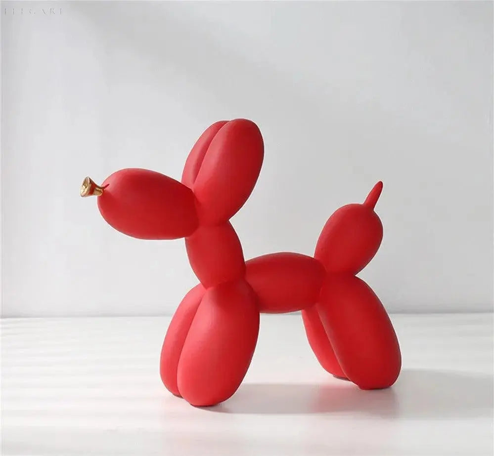 Inflated Golden Dog Balloon Decoration