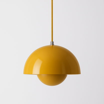 Vibrant Semi-Circle Pendant Lamp Fixture