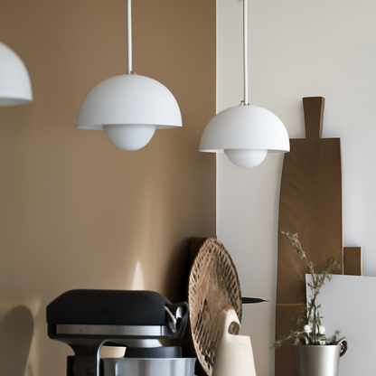 Vibrant Semi-Circle Pendant Lamp Fixture