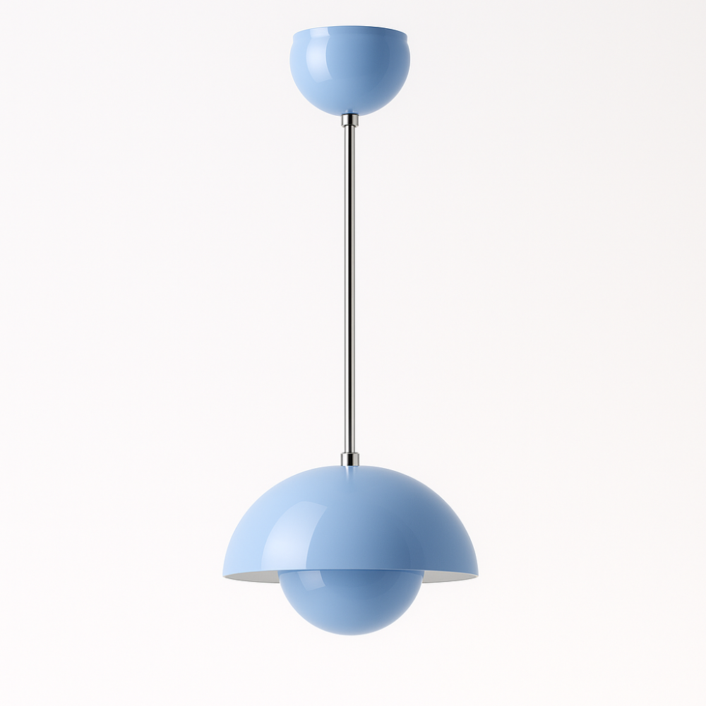 Vibrant Semi-Circle Pendant Lamp Fixture