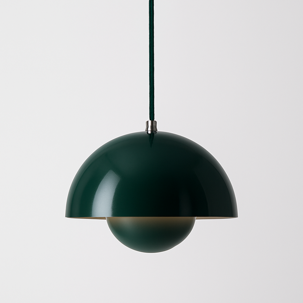 Vibrant Semi-Circle Pendant Lamp Fixture
