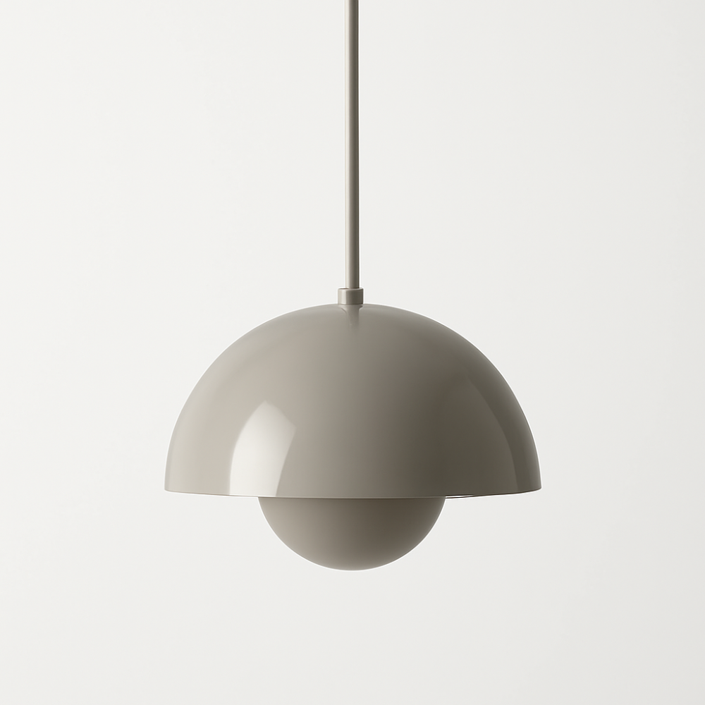 Semi Circle Glass Pendant Light
