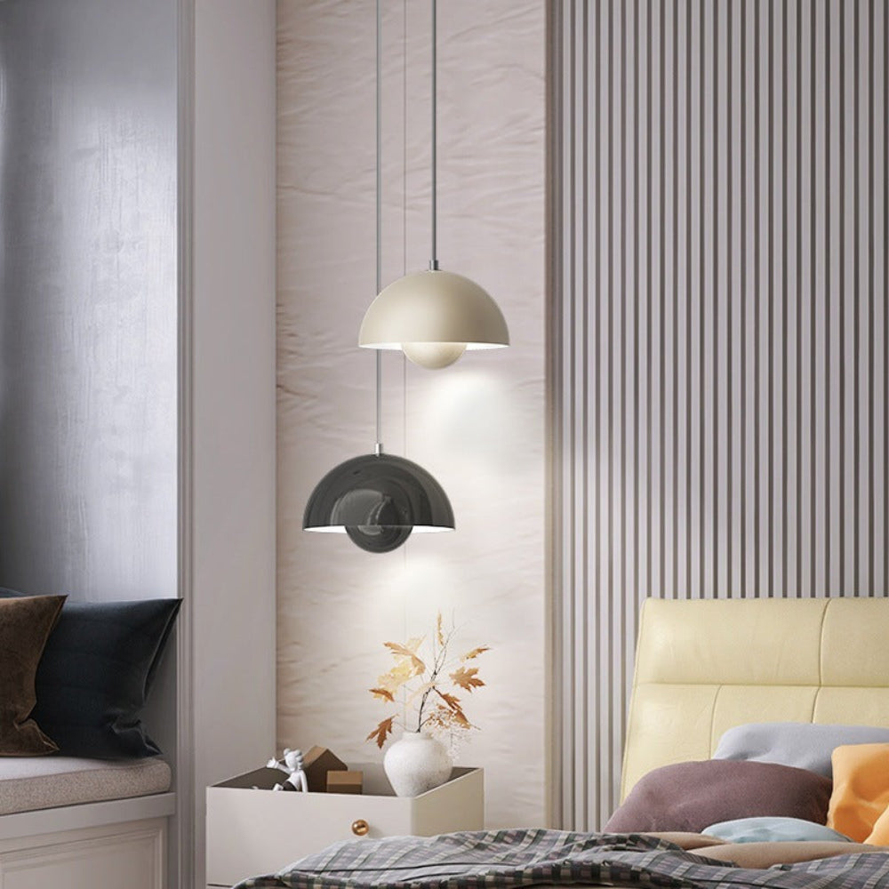 Semi Circle Glass Pendant Light
