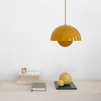 Vibrant Semi-Circle Pendant Lamp Fixture