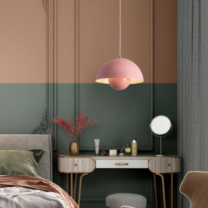 Semi Circle Glass Pendant Light