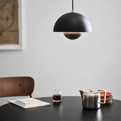 Vibrant Semi-Circle Pendant Lamp Fixture