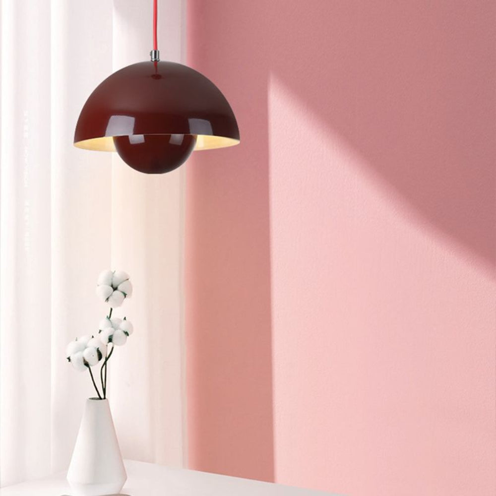 Semi Circle Glass Pendant Light
