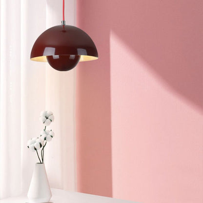 Vibrant Semi-Circle Pendant Lamp Fixture