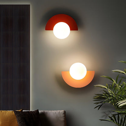 Contemporary Half-Moon LED Wall Lamp - Fesara