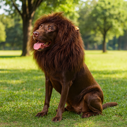Fun Lion Mane Dog Costume Accessory