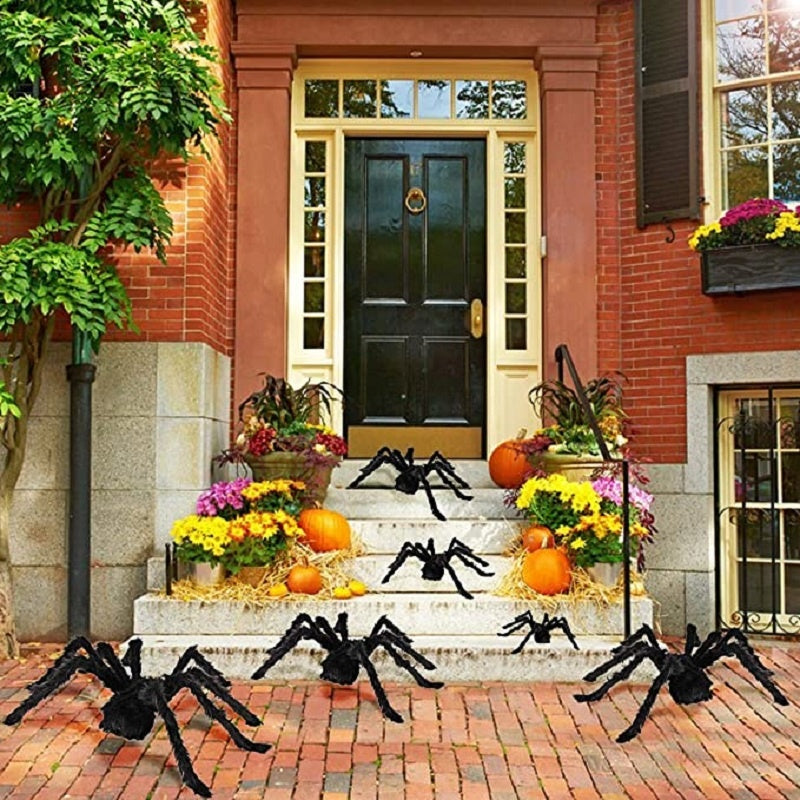 Halloween Outdoor Giant Spider Decoration Prop 4