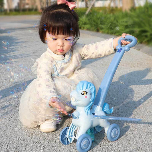 Colorful Unicorn Bubble Blaster Machine for Kids - Fesara