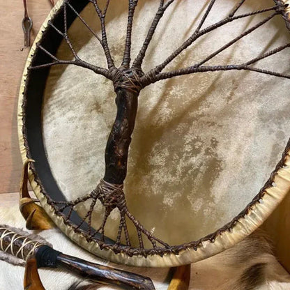 Unique Wooden Tribal Drum