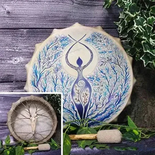 Unique Wooden Tribal Drum