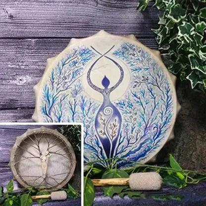 Unique Wooden Tribal Drum