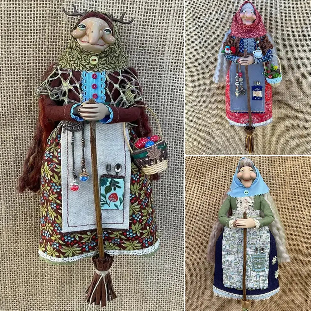 Lucky Handmade Kitchen Witch Decoration