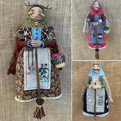Lucky Handmade Kitchen Witch Decoration