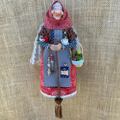 Lucky Handmade Kitchen Witch Decoration