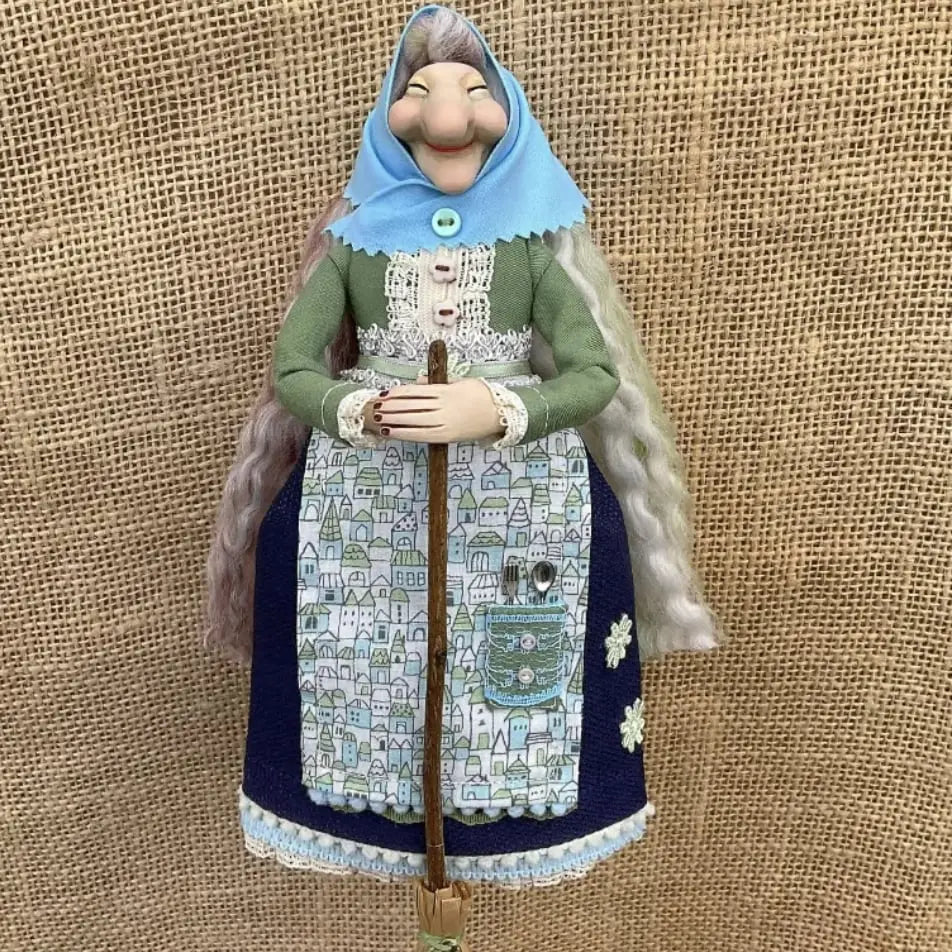 Lucky Handmade Kitchen Witch Decoration