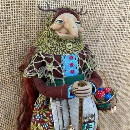 Lucky Handmade Kitchen Witch Decoration