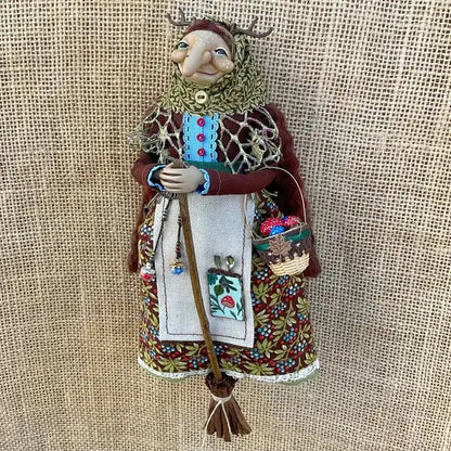 Lucky Handmade Kitchen Witch Decoration