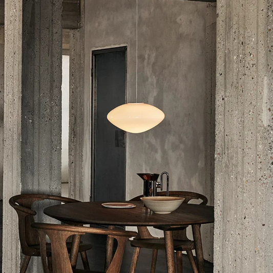 Rustic Metal Danish Style Pendant Light - Fesara