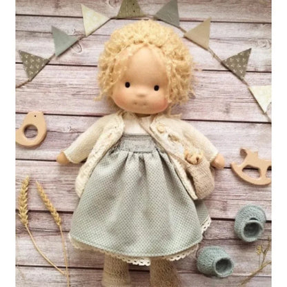 Handmade Waldorf Soft Plush Toys Cute Cotton Stuffed Doll Packaging Dolls Fabricchanging Box Best Children Kawaii Birthday Gifts 14