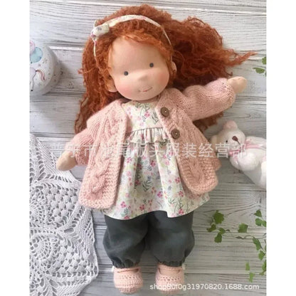 Handmade Waldorf Soft Plush Toys Cute Cotton Stuffed Doll Packaging Dolls Fabricchanging Box Best Children Kawaii Birthday Gifts 28