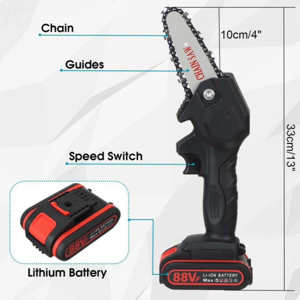 Compact Portable Mini Electric Chainsaw - Fesara