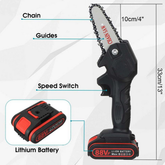 Compact Portable Mini Electric Chainsaw - Fesara
