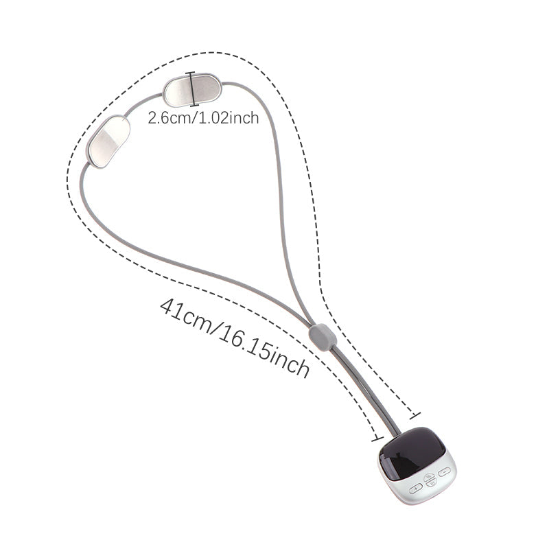 Electric Cordless Neck Massager with Heat Therapy & Pulse for Neck Pain Relief-5