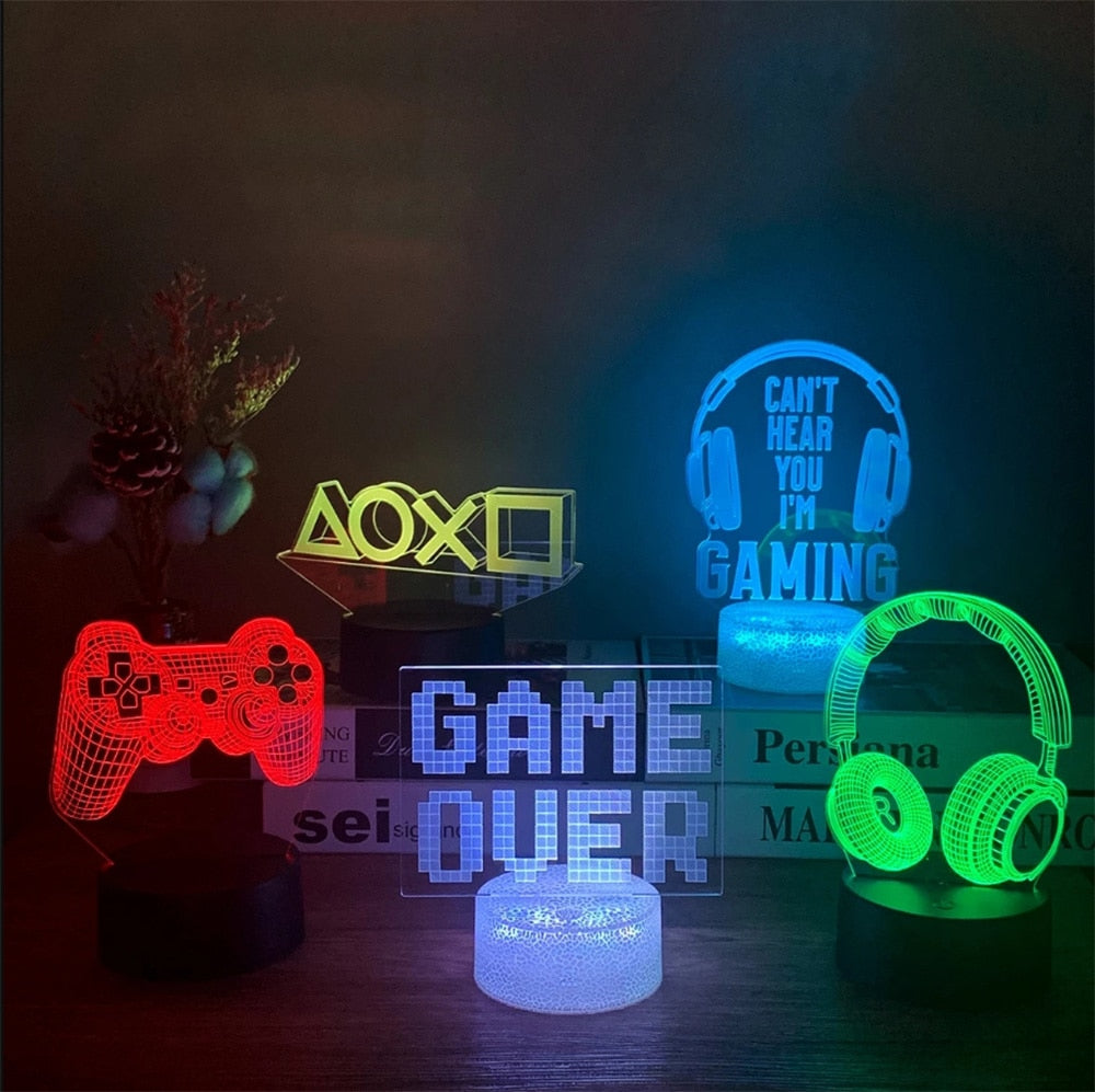Fesara Cool LED Gaming Bedside Lamp