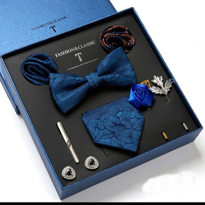 Elegant Men's Tie Accessory Gift Set