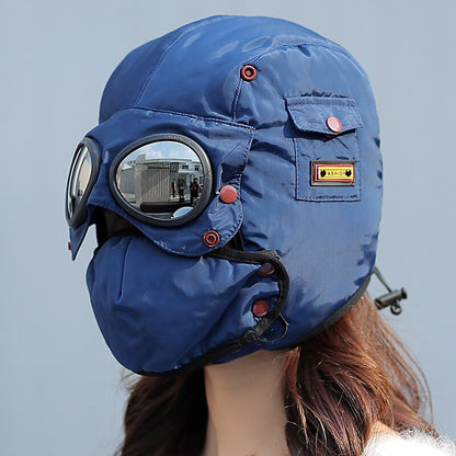 Fesara | Classic Protective Pilot Goggles Hat
