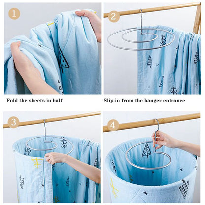 Compact Folding Spin Dryer Rack