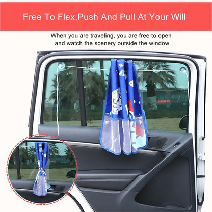 Baby Car Sun Shade with UV Protection and Adjustable Panel