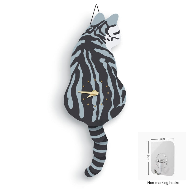 Fun Kitty Wall Timepiece