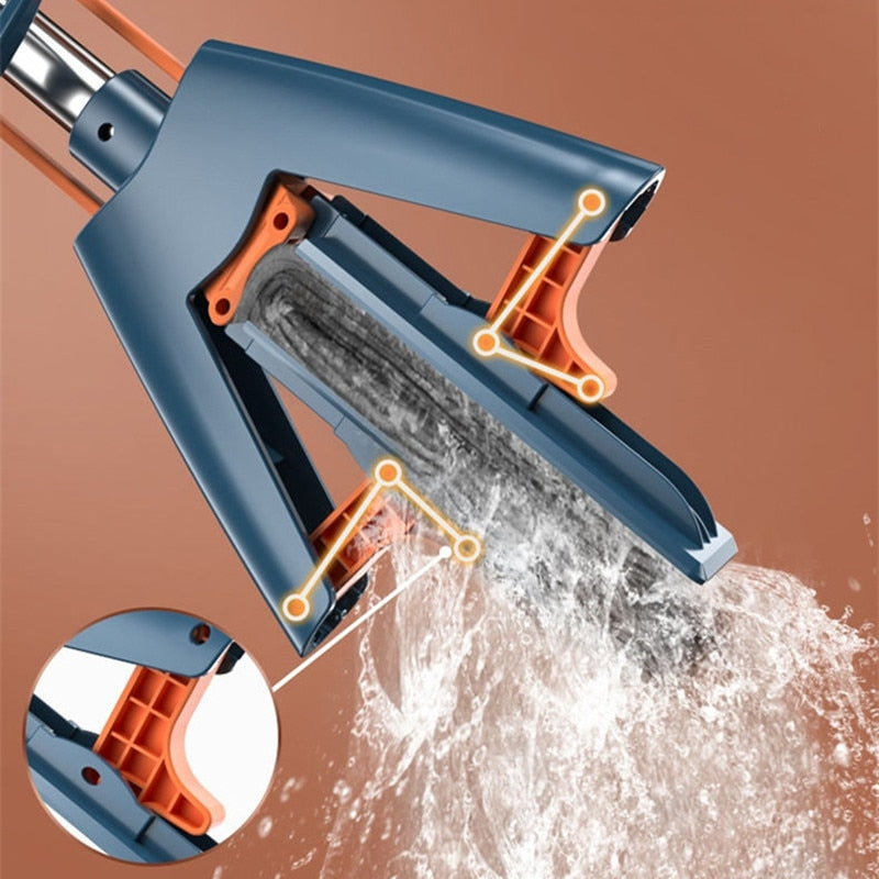 Easy Grip Folding Floor Cleaning Mop