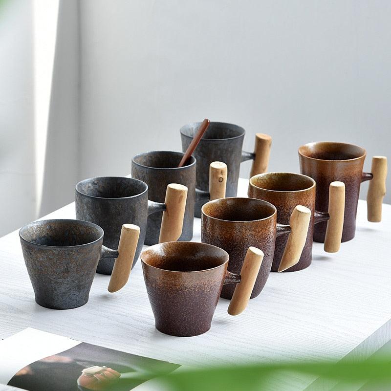 Vintage Style Ceramic Coffee Mug