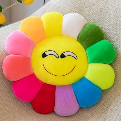 Bright Floral Soft Cushion Pillow