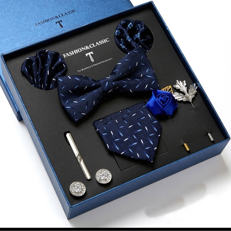 Elegant Men's Tie Accessory Gift Set