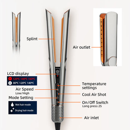 Easy Hair Styler 2-in-1 Dryer and Flat Iron