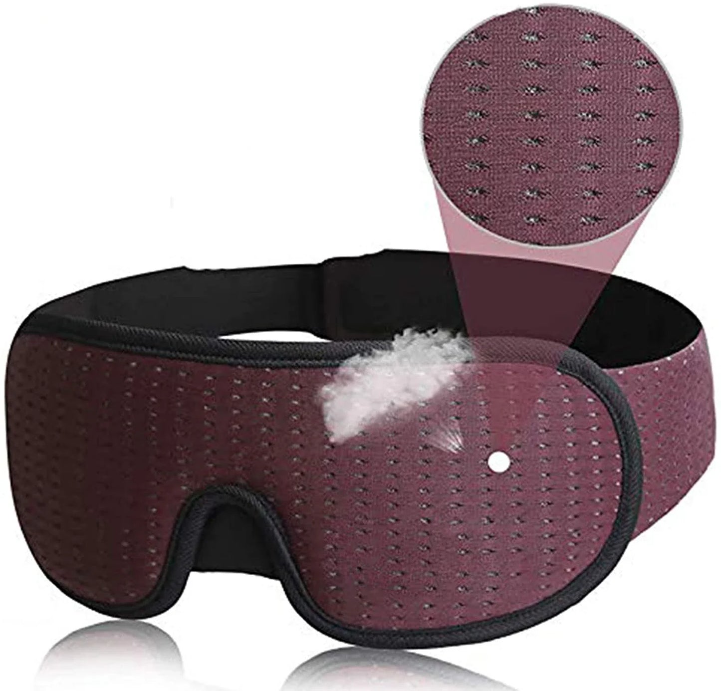 SleepyTime - Plush Contoured Eye Mask for Restful Nights